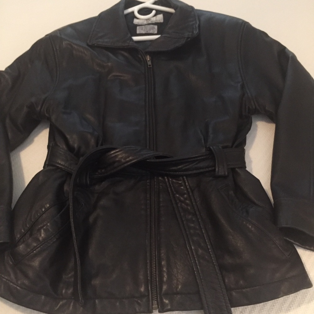 Danielle Martin Leather Jacket. size M